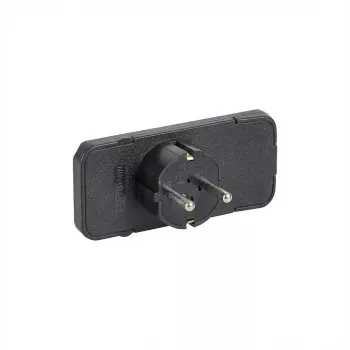 Ηλεκτρικό βύσμα Bachmann 911.170 Μαύρο 2P+E