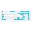 Ducky Σετ Tastenkappen, PBT, ISO (DE) - λευκό/μπλε