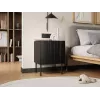 Σετ κομοδίνων 2 τεμ. Cama Meble ISLA 44,5×40×59 cm μαύρο ματ MDF/μοριοσανίδα