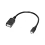 Logilink - Προσαρμογέας USB OTG για smartphones - USB Type-A (B) - Micro-USB Type-B (S) (USB 2.0) - 0,20 m - μαύρο (AA0035)
