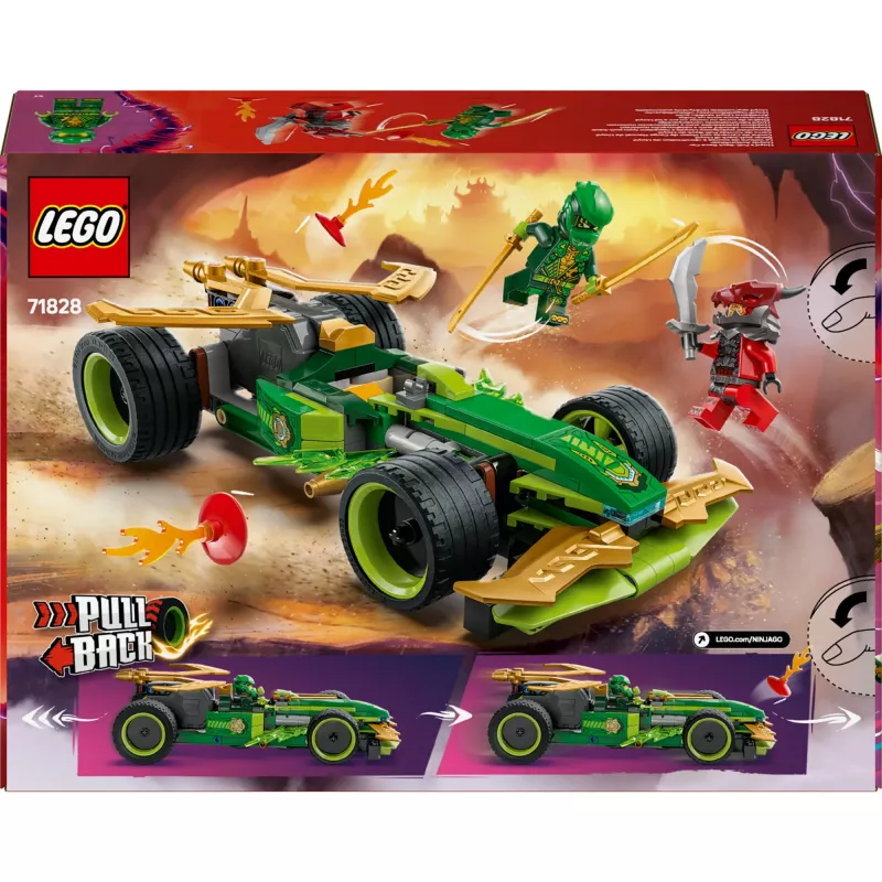 LEGO Σετ κατασκευής NINJAGO Lloyds Action Speedster 71828, 181 τεμ., 2 μίνι φιγούρες, ηλικία 7+