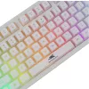 Μηχανικό πληκτρολόγιο Baracuda Krill White KRILL-W — συμπαγές layout, σύνδεση USB