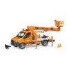 Όχημα BRUDER MB Sprinter ανυψωτική πλατφόρμα συνιστώμενη ηλικία 3+