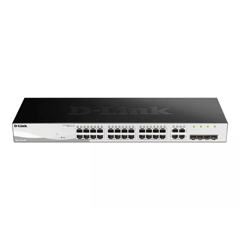 D-Link DGS-1210-28 Managed L2/L2+ 1U μαύρο