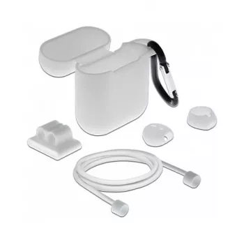 Θήκη DeLOCK Apple AirPods σετ αξεσουάρ λευκό