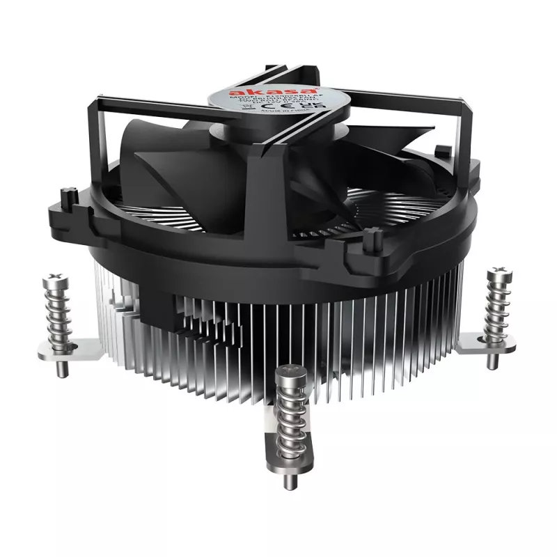 Akasa Intel LGA1700 Ψύκτρα επεξεργαστή Hybrid 9 cm Αλουμίνιο, Μαύρο 1 τεμ.