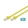 Καλώδιο δικτύου Ethernet Digitus DK-1644-A-020-Y-10 κίτρινο
