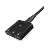 RØDE AI-Micro κινητή διεπαφή ήχου, 2x είσοδοι TRS/TRRS 3,5 mm, έξοδος ακουστικών 3,5 mm, USB-C, μαύρη