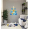Τριγωνικά LED πάνελ Nanoleaf NL47-0002TW-9PK — σετ με 9 RGB πάνελ τοίχου, με τροφοδοσία δικτύου, λευκό