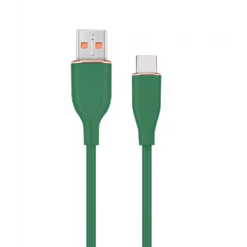 Type-C USB καλώδιο φόρτισης και δεδομένων, 1,5 m, πράσινο