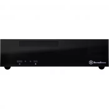 SilverStone MILO ML09 - Desktop - Mini-ITX - χωρίς τροφοδοτικό (SFX12V) - Μαύρο - USB/Audio (SST-ML09B)