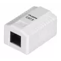 LANBERG Πρίζα τοίχου RJ-45 OU6-0001-W, Cat6, λευκή