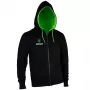 GamersWear SPROUT Basic Zip-Hoodie μέγεθος M μαύρο/πράσινο