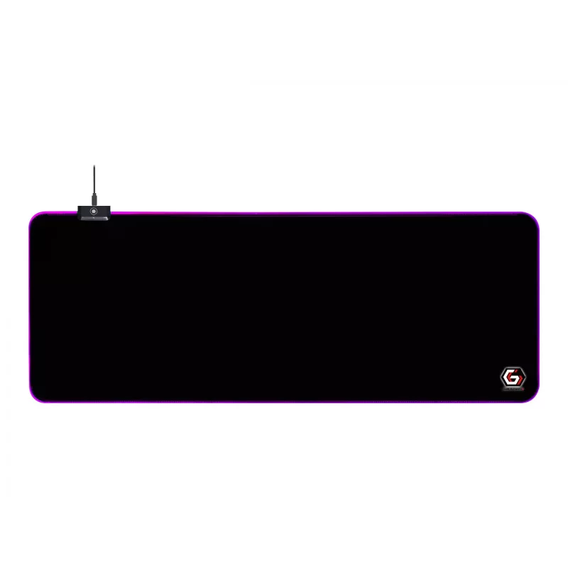 Gembird MP-GAMELED-L Mousepad Gaming Mousepad Μαύρο