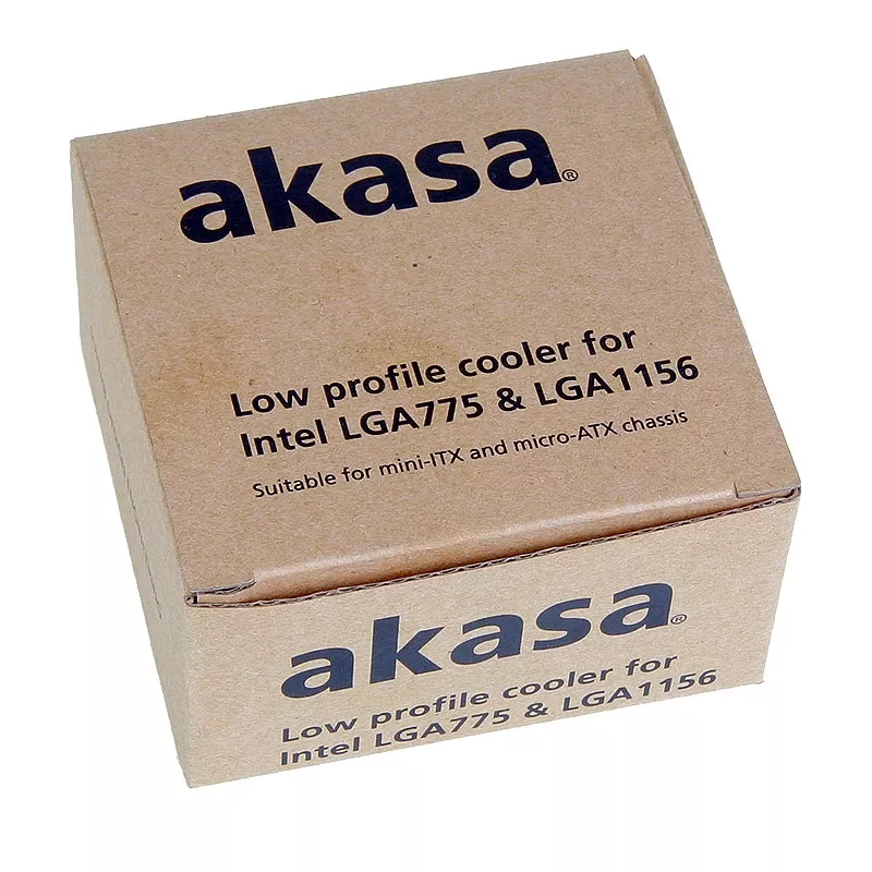 Ψύκτρα επεξεργαστή Akasa AK-CCE-7106HP Μαύρο, Ασημί