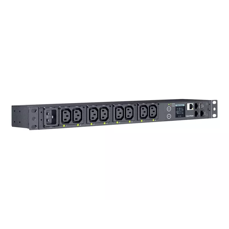 CyberPower PDU41005 Μονάδα διανομής ισχύος (PDU) 8 έξοδοι AC 1U Μαύρο