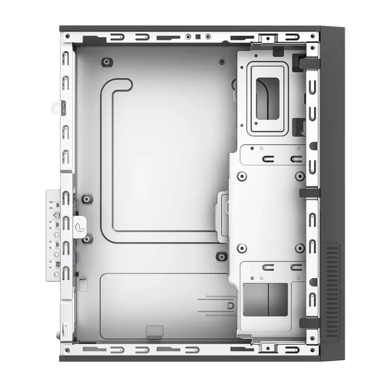 Akyga AK-302-01BL Κουτί SFF-PC, Micro-ATX / Mini-ITX, USB-C + 2x USB 3.0 + USB 2.0, χωρίς τροφοδοτικό, μαύρο
