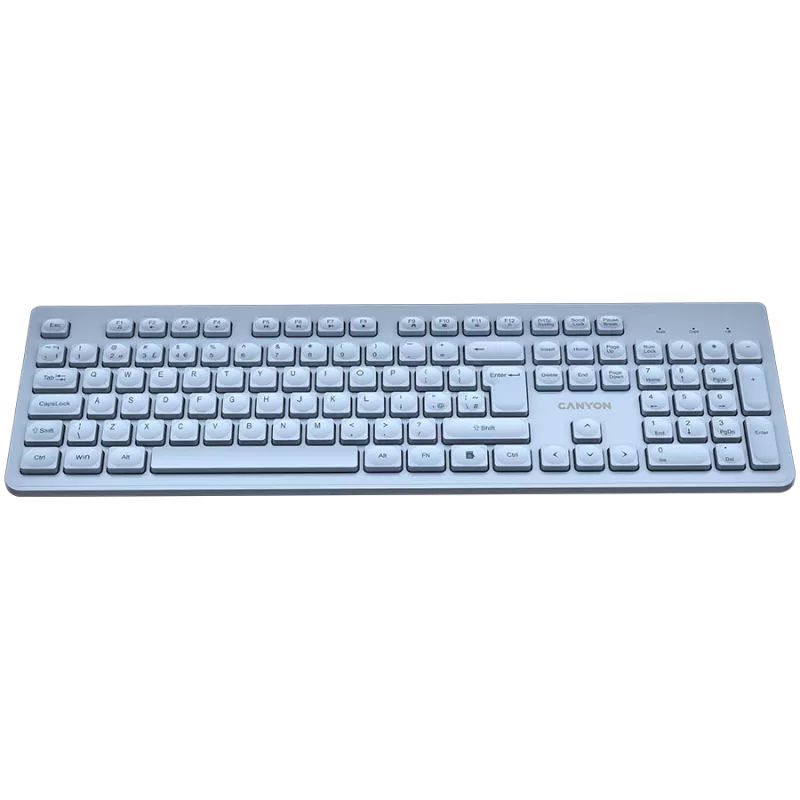 CANYON πληκτρολόγιο HKB-W01 UK/US AAA Wireless μπλε