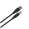 Καλώδιο Lanberg CA-USBA-11CC-0010-BK USB 1 m 2.0 USB B μαύρο