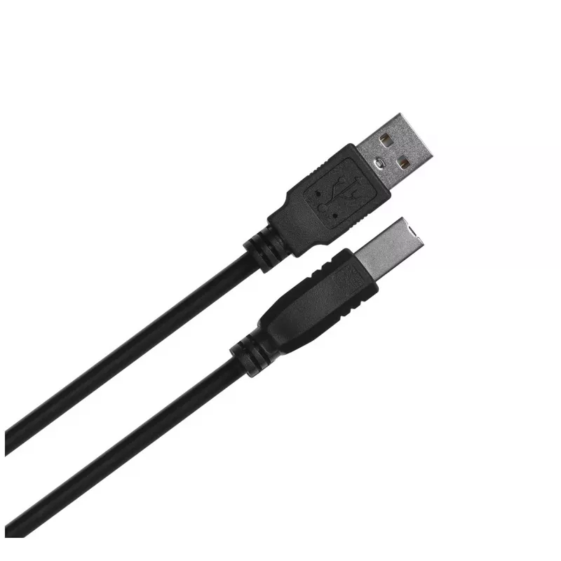 Καλώδιο Lanberg CA-USBA-11CC-0010-BK USB 1 m 2.0 USB B μαύρο