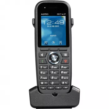 Τηλέφωνο DECT agfeo hypervoice DECT44 IP για VoIP – ασύρματο τηλέφωνο SIP, συμβατό με σταθμούς βάσης DECT-IP
