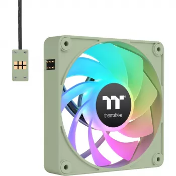 Thermaltake CT120 EX Reverse ARGB Sync 120 mm συσκευασία 3 τεμ. ανεμιστήρες κουτιού – πράσινο matcha