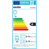 Εντοιχιζόμενος φούρνος SIMFER 4207DERBB.1 — 47 L, πολυλειτουργικός, χειροκίνητος έλεγχος, 45 cm, λευκό