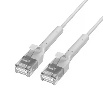 Καλώδιο Patch Cat.6a U/FTP 1 Gbps χάλκινο καλώδιο δικτύου, σπασμένη μύτη 5 m λευκό