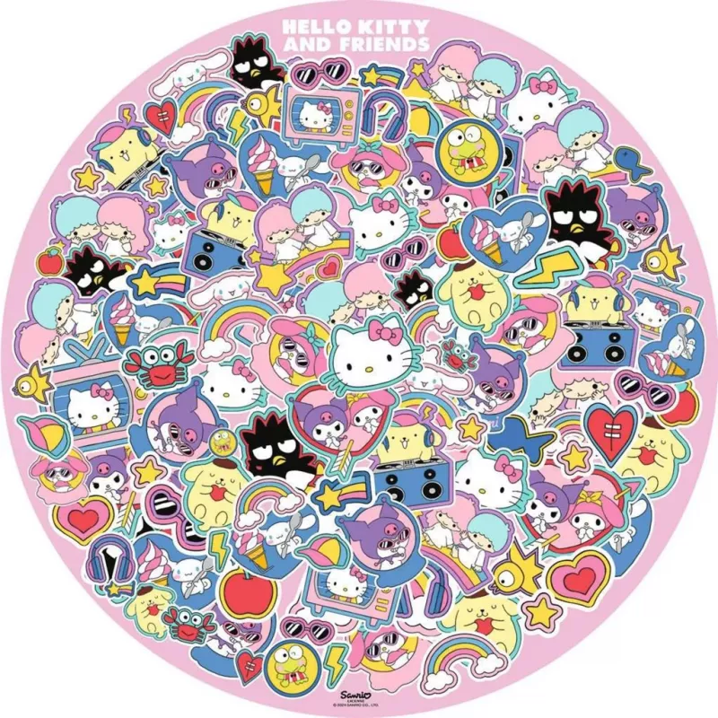 Ravensburger Παζλ Hello Kitty and Friends — 500 τεμάχια, στρογγυλό