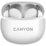 Canyon TWS-5 Ακουστικά Bluetooth, με μικρόφωνο, BT V5.3 JL 6983D4, Απόκριση συχνότητας: 20Hz-20kHz, Μπαταρία ακουστικών 40mAh*2 + Θήκη φόρτισης 500mAh, Type-C