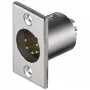 Wentronic Goobay Βύσμα μικροφώνου εντοιχισμού με επιχρυσωμένες επαφές - 5 ακίδων (11966)