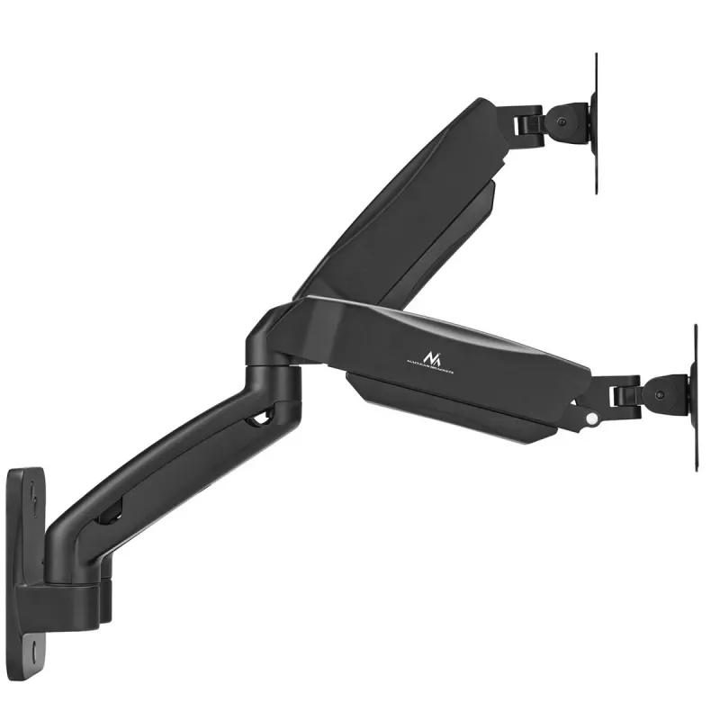 Maclean Βάση τοίχου για δύο οθόνες, 17-32'', max. 9 kg, μηχανικό ελατήριο, MC-988