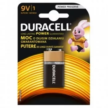 Μπαταρία Duracell 9V ατομική συσκευασία 9VDUR BT0009