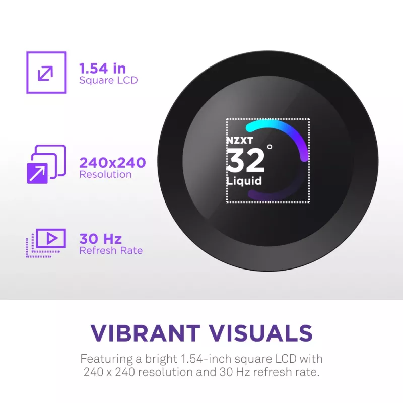 Υγρόψυκτη μονάδα all-in-one NZXT Kraken Plus 280 14 cm Μαύρη