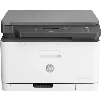 Πολυμηχάνημα laser HP Color Laser MFP 178nw — έγχρωμη εκτύπωση, A4, 18 σελίδες/λεπτό (ασπρόμαυρο), Wi‑Fi, Ethernet, σάρωση διπλής όψης