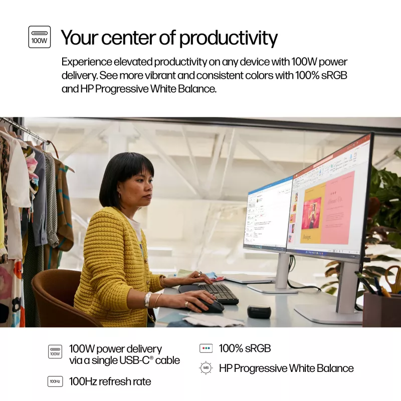 HP Series 5 Pro 23.8 inch FHD USB-C οθόνη - 524pu