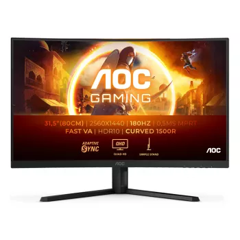 AOC G4 CQ32G4VE Οθόνη υπολογιστή 80 cm (31,5 inch) 2560 x 1440 Pixel Quad HD LCD μαύρο, γκρι