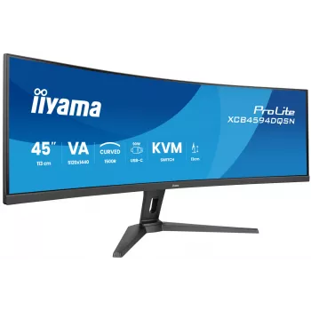 Οθόνη υπολογιστή iiyama G-MASTER 45 ίντσες LCD Curved Business UWQHD 113 cm (44,5 ίντσες) 5120 x 1440 Pixel Dual QHD LED μαύρο