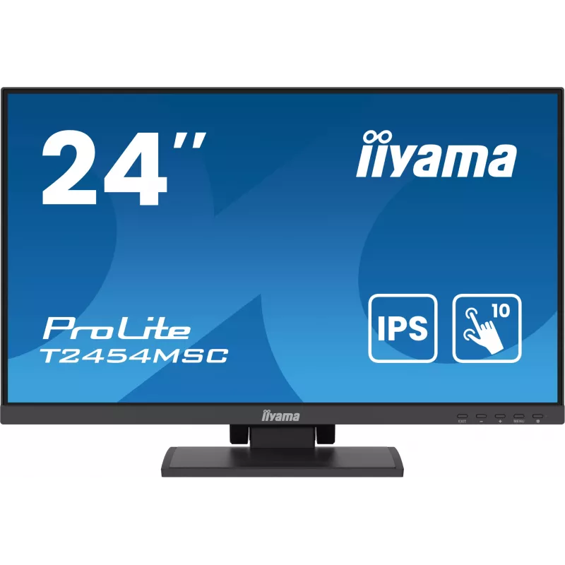 iiyama ProLite T2454MSC-B2AG Οθόνη υπολογιστή 60,5 cm (23,8 inch) 1920 x 1080 Pixel Full HD LED Touchscreen Multi-User Μαύρο