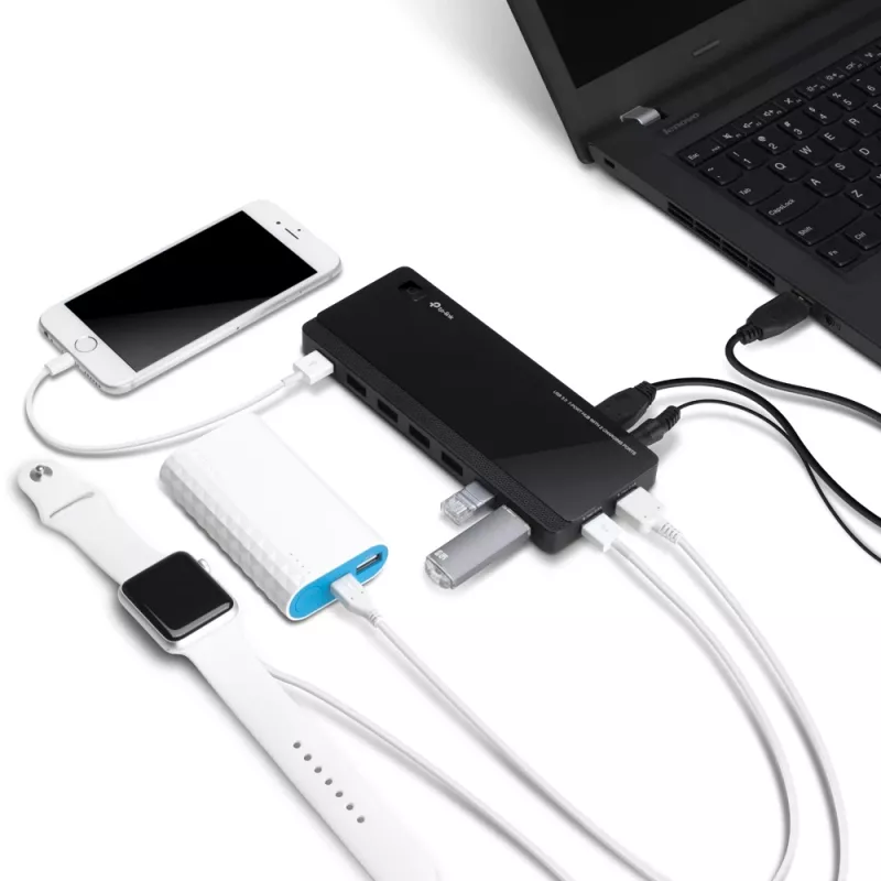 TP-Link UH720 USB 3.2 Gen 1 (3.1 Gen 1) Micro-B 5000 Mbit/s Μαύρο