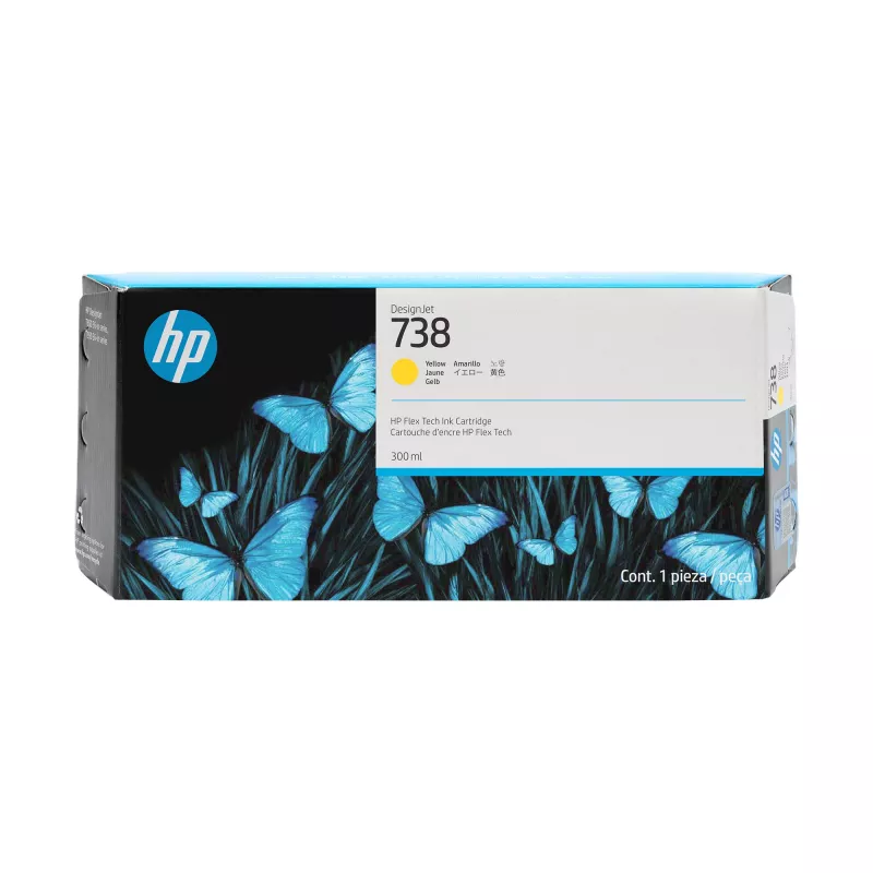 HP 738 300 ml Κίτρινο DesignJet Κεφαλή Εκτύπωσης για Μελάνι