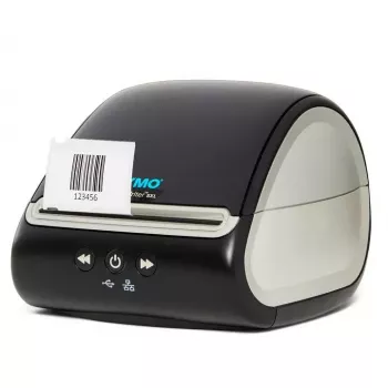 DYMO LabelWriter 5XL Εκτυπωτής Ετικετών | Αυτόματη Αναγνώριση Ετικέτας Εκτυπωτής | Εκτυπώνει εξαιρετικά φαρδιές Ετικέτες Αποστολής από Amazon DHL & άλλα | Ιδανικό για E-Commerce Πωλητές | EU 2-Pin Βύσμα