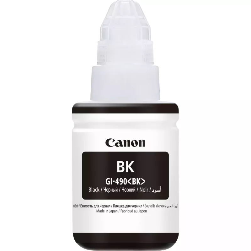 Canon GI-490BK, μαύρο, Canon, 130 ml, Ιαπωνία, 1 τεμ.