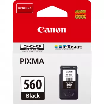 Canon PG-560 μαύρο μελανοδοχείο, μαύρο, μελάνι με βάση χρωστική, 7,5 ml, 1 τεμ., 180 σελίδες