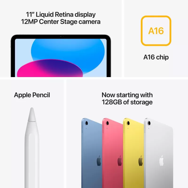 APPLE iPad (2025) - 11 ίντσες - Wi-Fi - 128 GB - ασημί