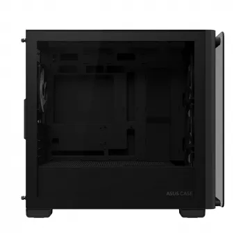 ASUS A23 PLUS TG ARGB μαύρο, PC, μαύρο, micro ATX, Mini-ITX, πολύχρωμο, 16,5 cm, 38 cm