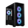 ASUS A23 PLUS TG ARGB μαύρο, PC, μαύρο, micro ATX, Mini-ITX, πολύχρωμο, 16,5 cm, 38 cm
