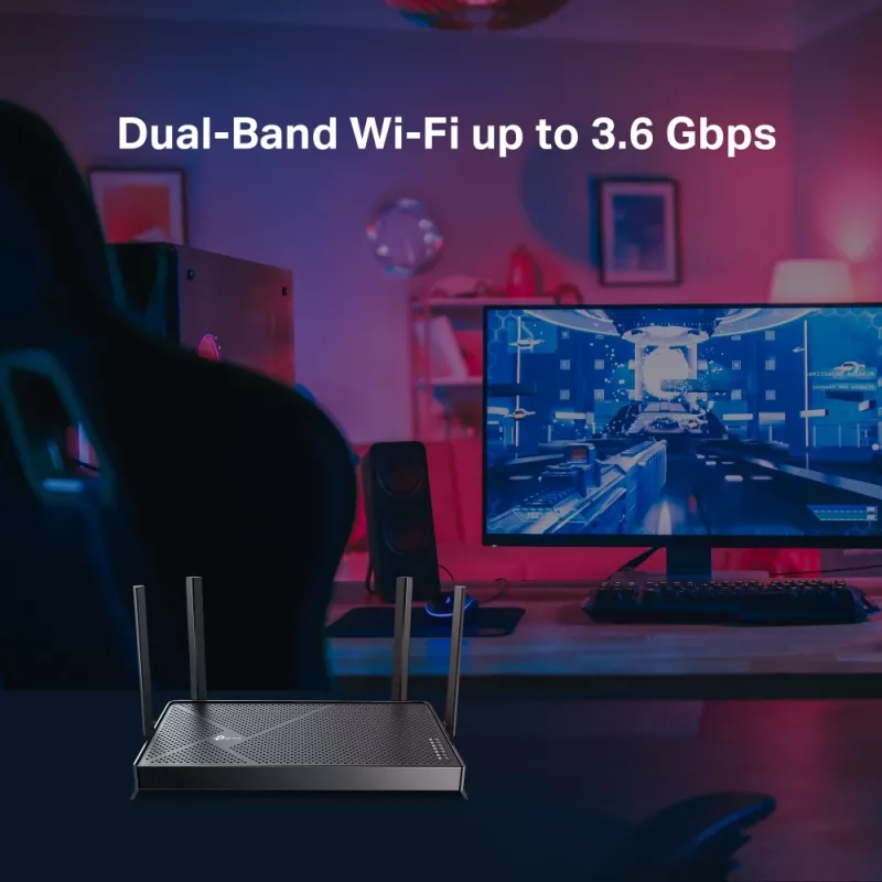 TP-Link Archer BE230 router WLAN 2,5 Gigabit Ethernet διζωνικός (2,4 GHz / 5 GHz) μαύρο
