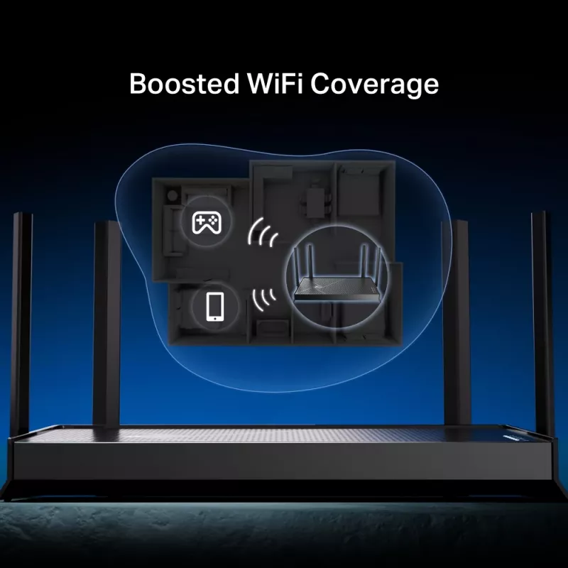 TP-Link Archer BE230 router WLAN 2,5 Gigabit Ethernet διζωνικός (2,4 GHz / 5 GHz) μαύρο