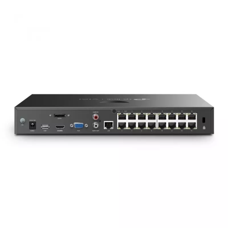 TP-Link VIGI NVR2016H-16MP βίντεο καταγραφέας δικτύου μαύρο